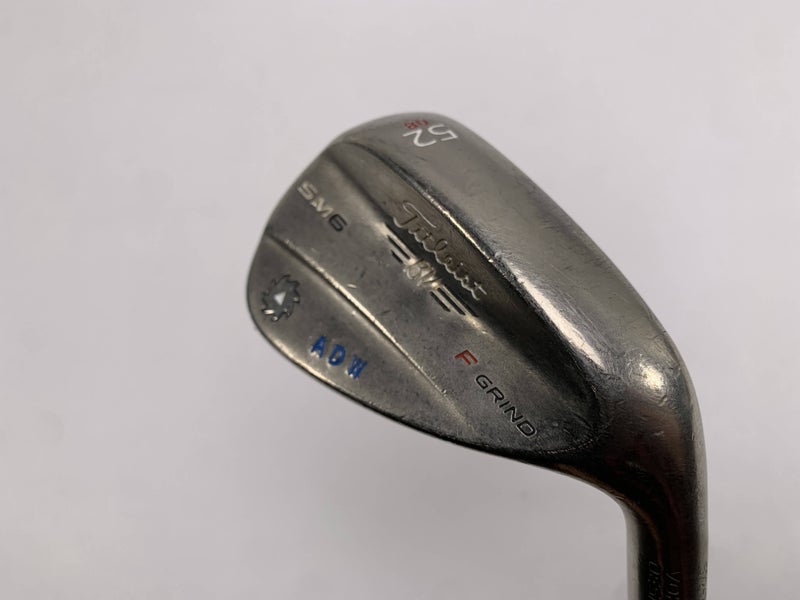 Titleist Vokey SM6 Steel Grey Gap Wedge GW 52* 8 F-Grind Wedge RH