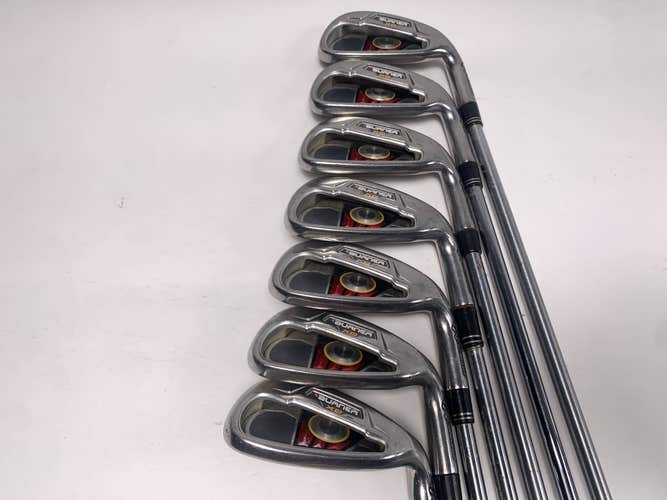 TaylorMade Burner XD Iron Set 4-PW+GW REAX SuperFast 90g Reg RH No 6 iron +1''