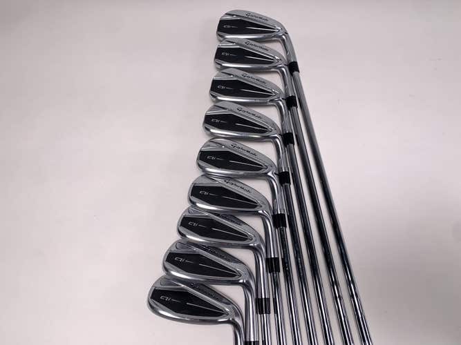 TaylorMade Qi Iron Set 4-PW+GW+SW KBS Max MT 85g Stiff Steel Mens RH +1/2''