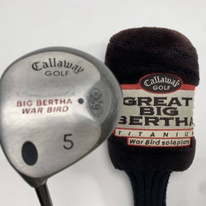 Callaway Big Bertha Warbird 5 Fairway Wood 18* RCH 96 Regular Mens LH HC