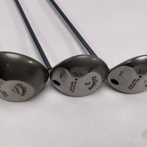 Callaway Big Bertha Warbird Driver Wood Set 3 5 | 8.5* 15* 18* RCH 90 Mens RH