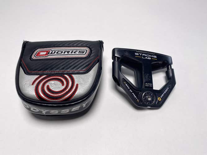 Odyssey Stroke Lab Black Bird Of Prey Putter 35" HEAD ONLY Mens LH HC
