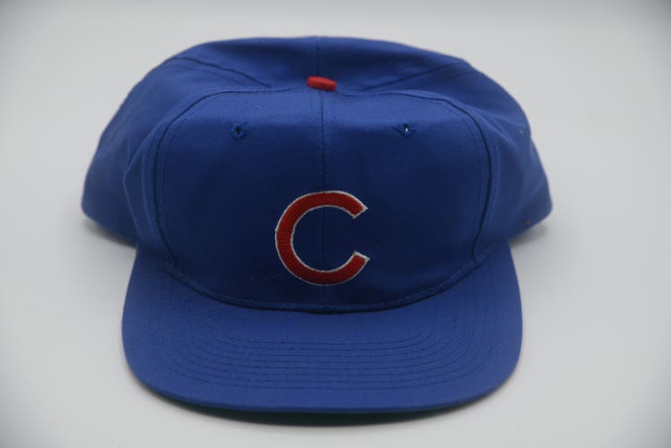 Vintage Blue Chicago Cubs Baseball Hat by Signature Sports (OSFA)
