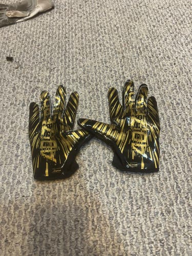 Black Large Adult Adidas Adizero Gloves (New)