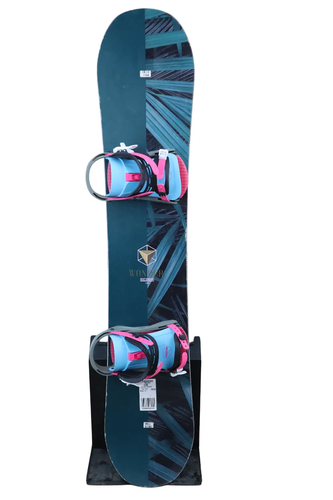 USED 2019 Salomon Wonder Snowboard w/ NEW Kemper Freestyle Bindings - 139 cm