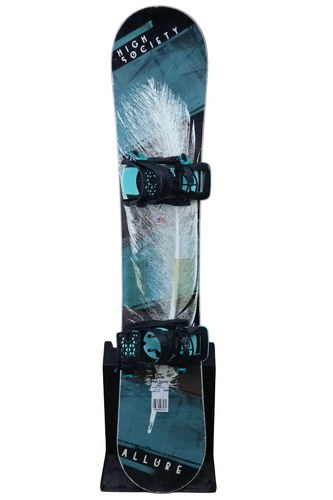 USED 2020 High Society Allure Snowboard - 143 cm w/ NEW Salomon The Future Bindings