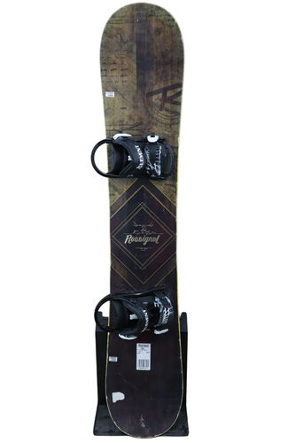 USED 2017 Rossignol Templar Snowboard - 153 cm w/ NEW 5th Element Stealth 3 Bindings