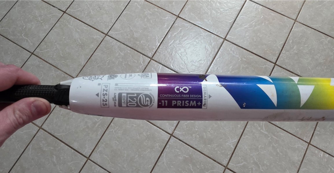 2025 DeMarini Prism+ Composite Bat (-11) 18 oz 29" (Used)