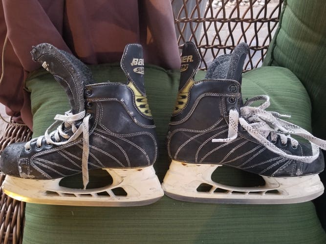 Rare Bauer Supreme 8090 Hockey Skates 7.5 TUUK (Used)