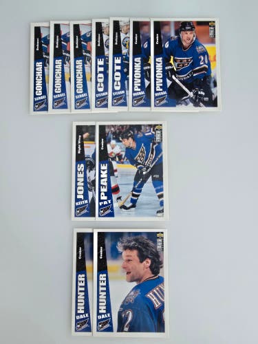 Washington Capitals - Upper Deck Collectors choice 96-97 NHL trading cards.