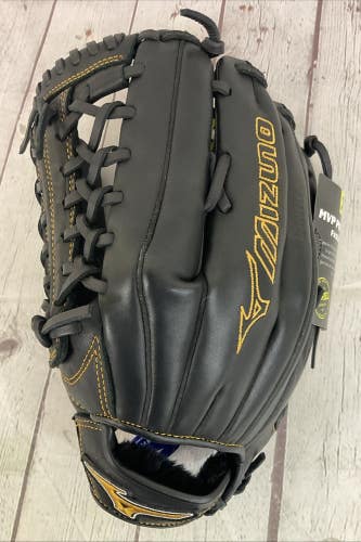 Mizuno MVP PRIME FASTPITCH 12.5" Leather Baseball Glove Black