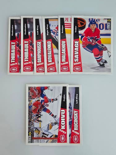 Montreal Canadiens - Upper Deck Collectors choice 96-97 NHL trading cards.