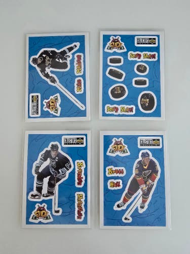 Stick Ums - Upper Deck Collectors choice 96-97 NHL trading cards.