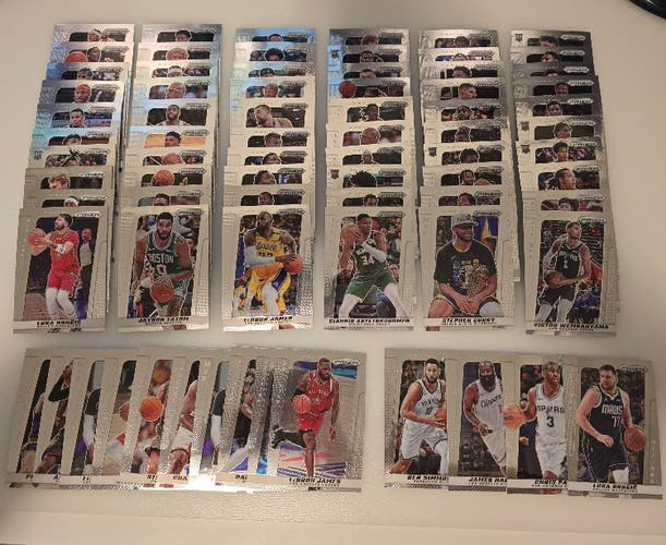 Superstars Panini Prizm Deca 2024-2025 Basketball trading cards.