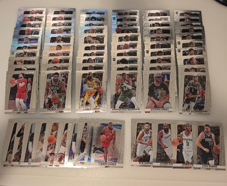 Superstars Panini Prizm Deca 2024-2025 Basketball trading cards.