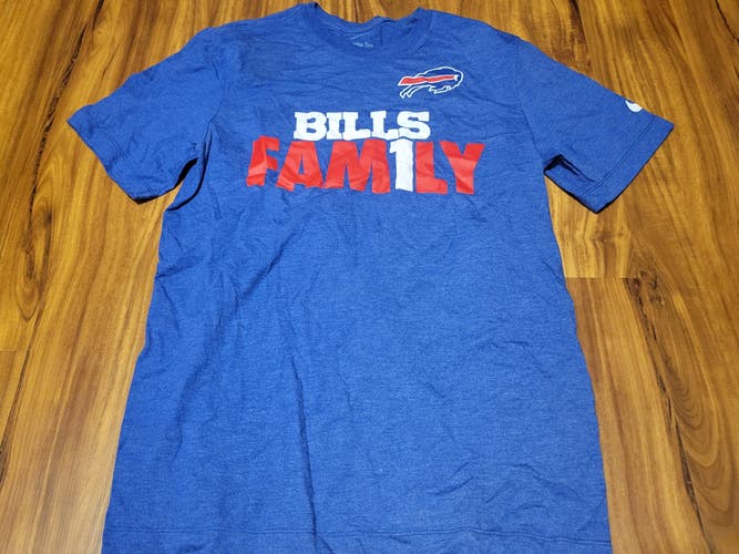The Nike Tee Buffalo Bills NFL Bills Fam1ly Short Sleeve Shirt, Tag Size Adult Medium