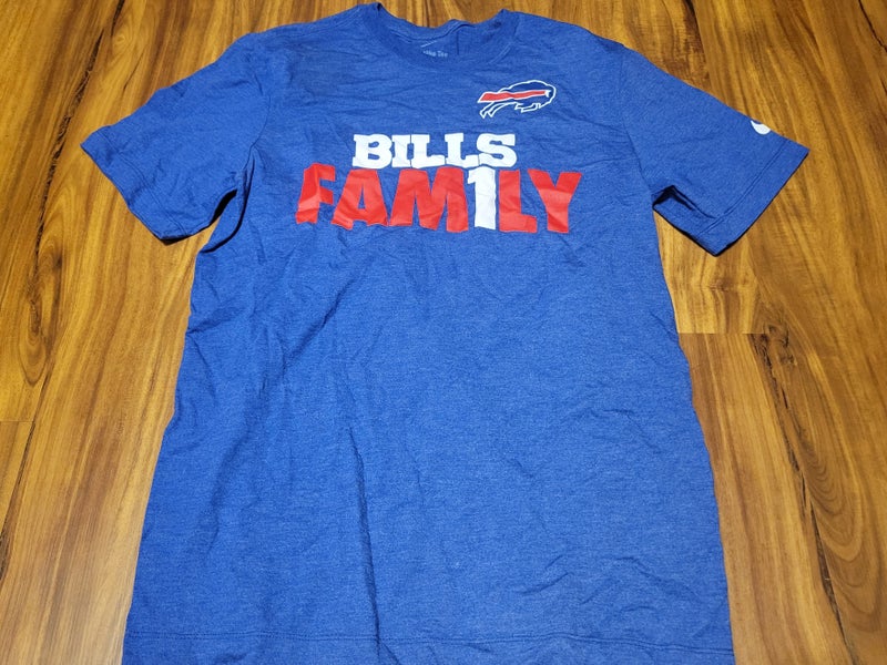 The Nike Tee Buffalo Bills NFL Bills Fam1ly Short Sleeve Shirt, Tag Size Adult Medium