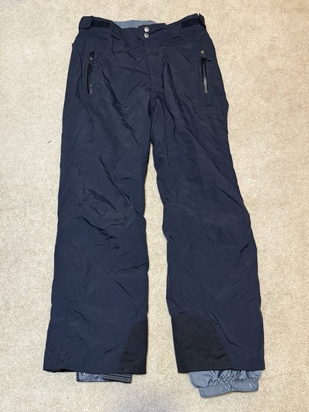 Columbia Omni Tech Mens Snowboard Ski Pants Black Size Small