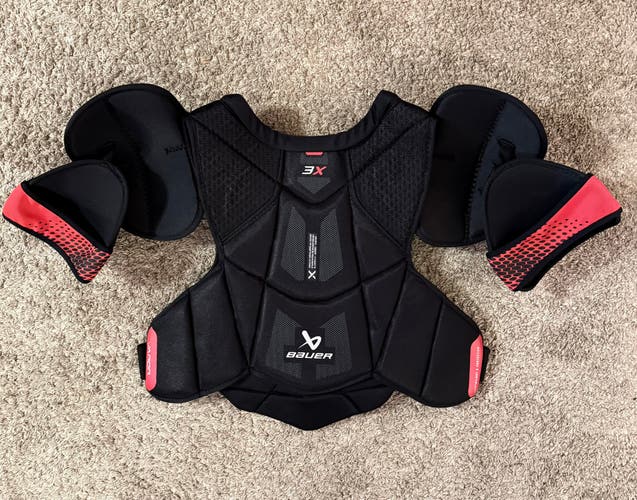 Large Senior Bauer Vapor 3X Pro Shoulder Pads (Used) LIKE NEW