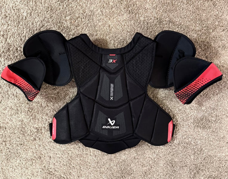 Large Senior Bauer Vapor 3X Pro Shoulder Pads (Used) LIKE NEW