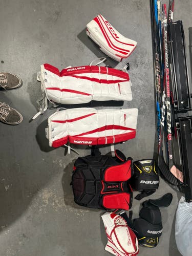 26" Bauer Reactor 5000 Goalie Leg Pads (Used)