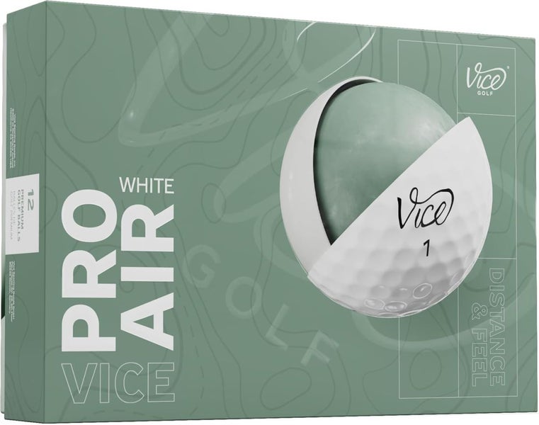 Vice Golf Pro Air Golf Balls (White, 12pk) 1 Dozen 2025 NEW