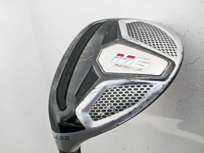 Taylor Made M6 4 Rescue 22* (Fujikura Atmos Orange Regular, LEFT) LH