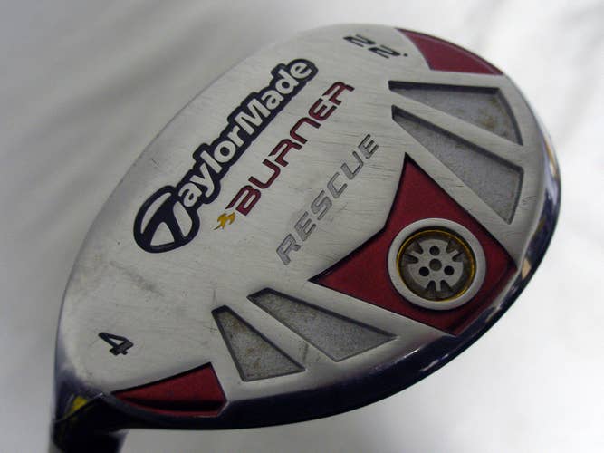 Taylor Made Burner Rescue 4 hybrid 22* (Graphite, Regular, LEFT) Golf Club LH