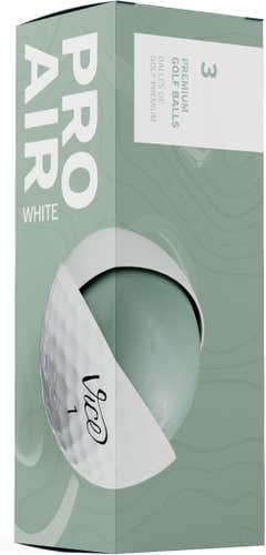 Vice Golf Pro Air Golf Balls (White, 3pk) 1 Sleeve 2025 NEW