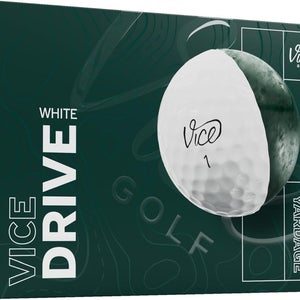 Vice Golf Drive Golf Balls (White, 12pk) 1 Dozen 2025 NEW