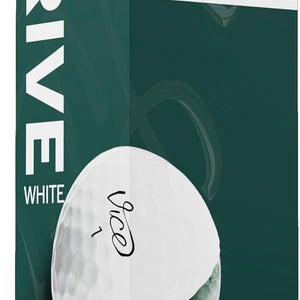 Vice Golf Drive Golf Balls (White, 3pk) 1 Sleeve 2025 NEW