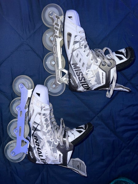 Mission Inhaler WM03 Inline Skates Wide Width Size 6.5 (Used)
