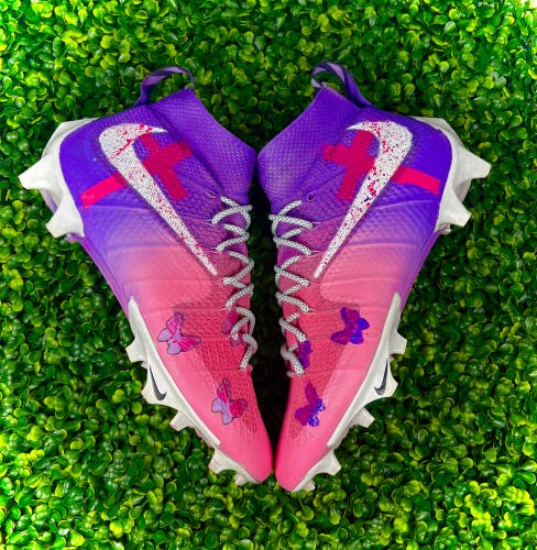 Unisex Size M 10.5 (W 11.5) Nike Vapor Untouchable 2 Low Top Molded Cleats (New)