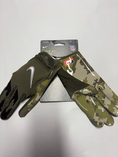 Nike Vapor Jet Adult XXL 6.0 Salute To Service Football Receiver Gloves New!