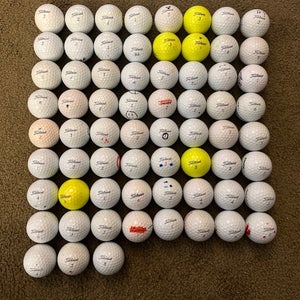 67 Assorted Titleist Golf Balls