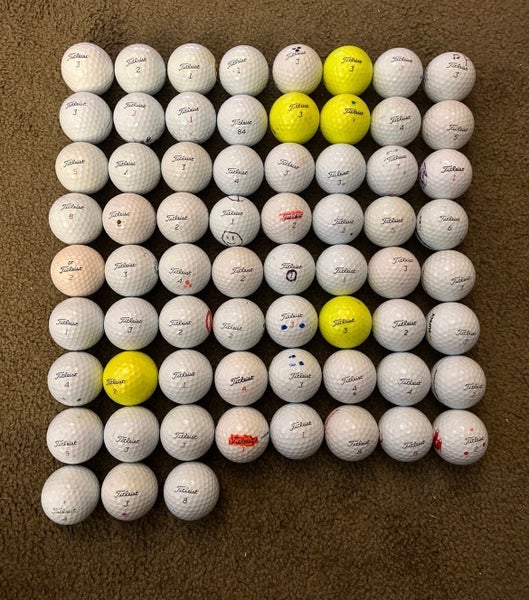 67 Assorted Titleist Golf Balls
