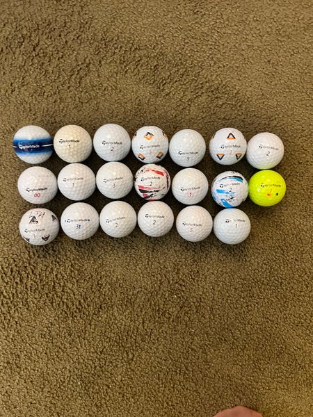 20 Assorted Taylormade Golf Balls