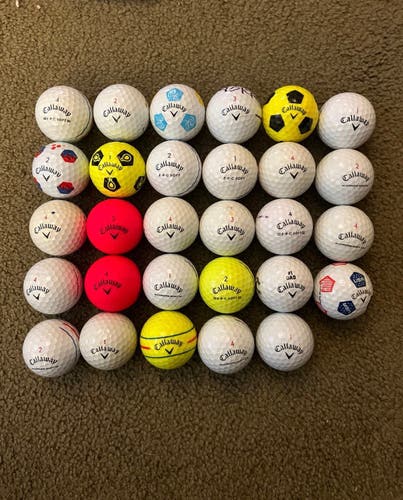 29 Assorted Callaway Golf Balls