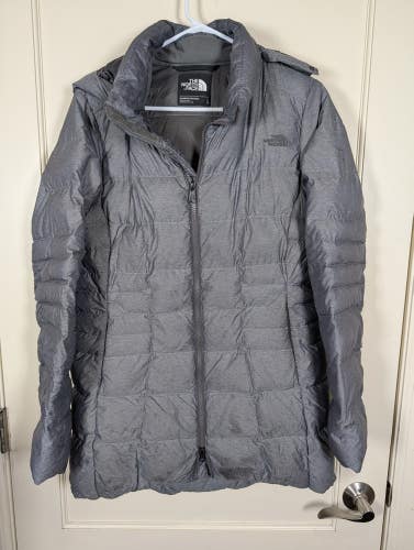 The North Face Womens Size L Transit II 550 Goose Down Puffer Jacket Winter Coat