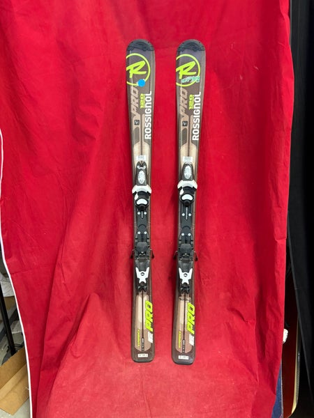 Skis: Kid's Rossignol 120 cm All Mountain Skis With Bindings (Used)