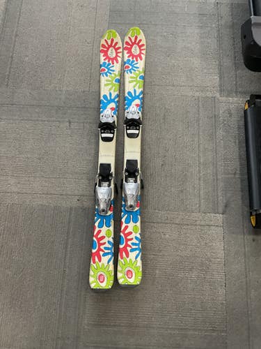 Used Elan SPICYGIRL JR Boys DH Ski/Binding Tan 110 cm 11614-S000227845