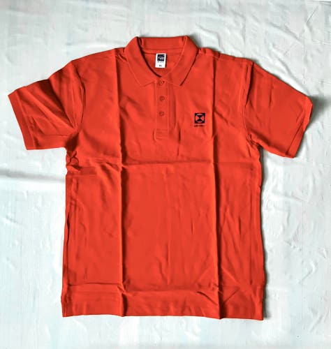 LSH Auto Mercedes-Benz Polo Shirt cotton orange men's Size 2XL new short sleeve