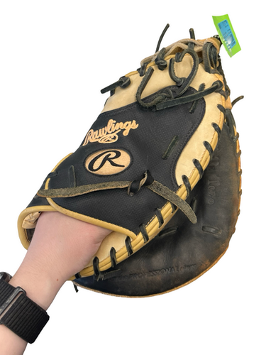 Used Rawlings HEART OF THE HIDE 34 BB/SB Catchers RH Throw Black 34" 11682-S000125234