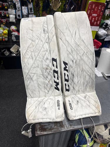 Used CCM AXIS 1.9 Goalie Leg Pads Senior None 34" 11337-C000476886