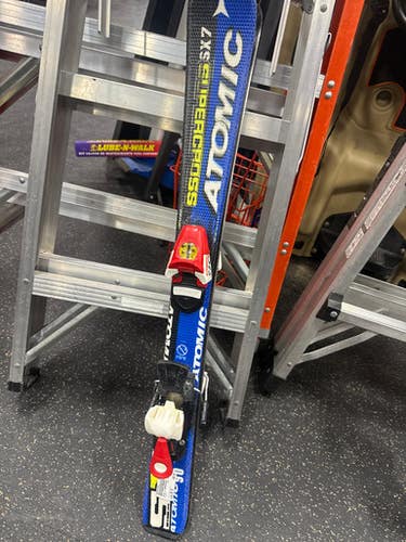 Used Atomic SUPERCROSS Boys DH Ski/Binding Royal Blue 90 cm 11337-S000476868