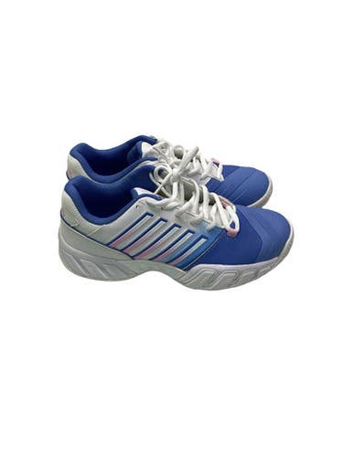 Used K-SWISS SIZE 8 TENNIS SHOES BLU/PNK/WHT Racquet Accessory 11347-S000261598