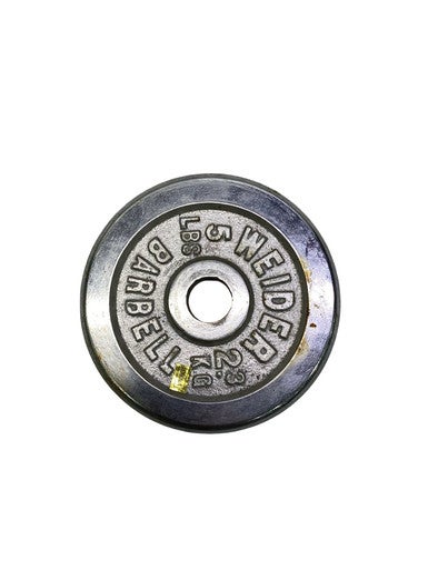 Used Weider Standard Plate (Each) Silver 5 lb 11347-S000261592