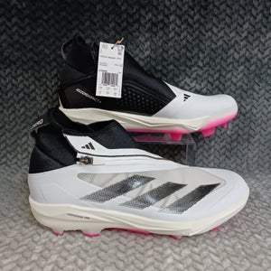Adidas Adizero Impact+ TPU Men's Baseball Cleats White Black Pink Size 12