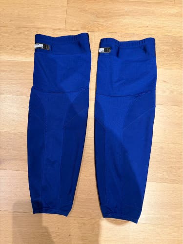 Pro Stock CCM Edge Hockey Practice Socks Royal Blue Large