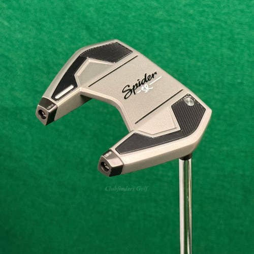 TaylorMade Spider SR Platinum/White Flow Neck 34" Mallet Putter Golf Club